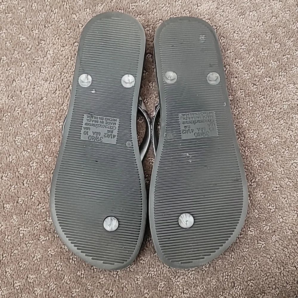 Ipanema gray flip flops size 39/40 - Picture 2 of 2